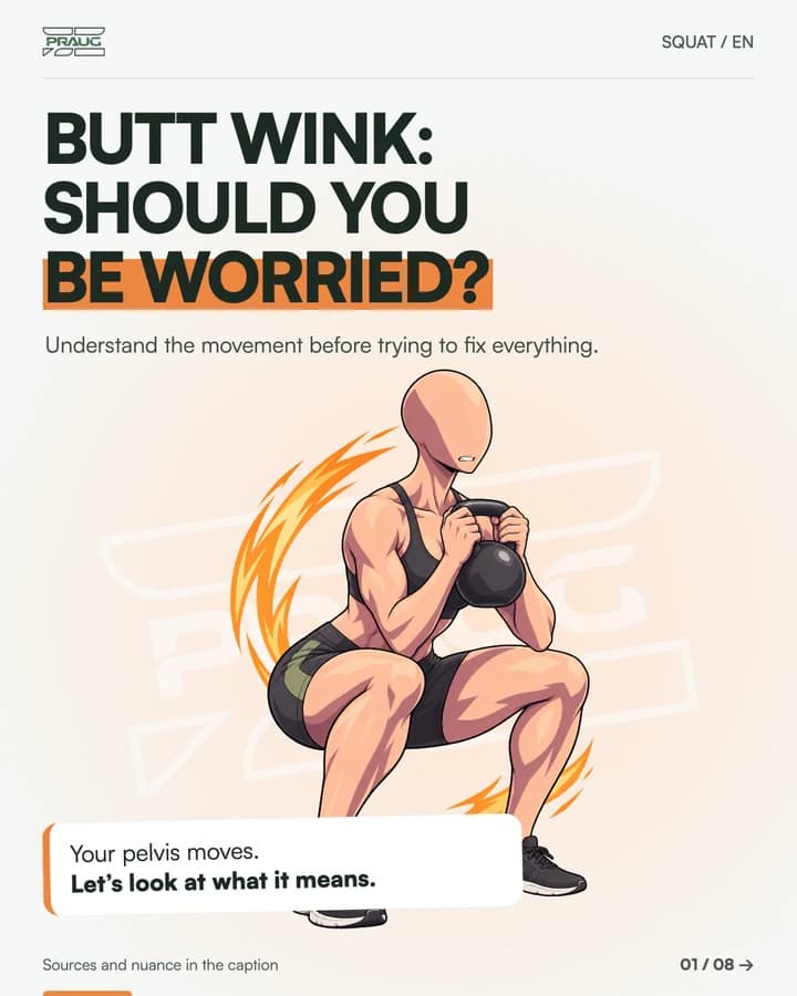 Carousel cover: Butt wink in the squat: should you change your technique?