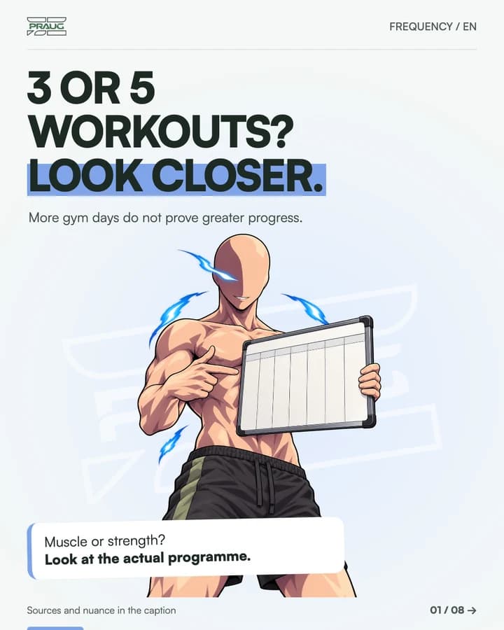 Carousel cover: How many strength training sessions per week?