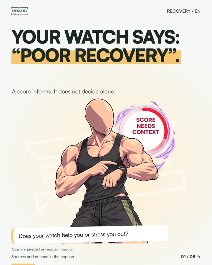 Carousel cover: Your watch says “poor recovery”: what should you check?