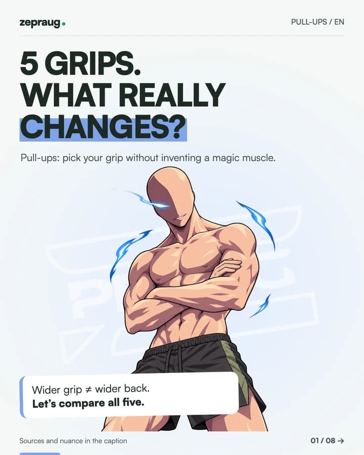 Carousel cover: Pull-ups: which grip should you choose to progress?