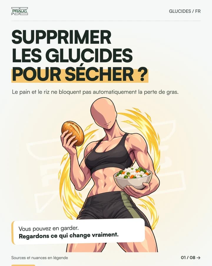 Couverture du carrousel : Faut-il supprimer les glucides pour perdre du gras ?