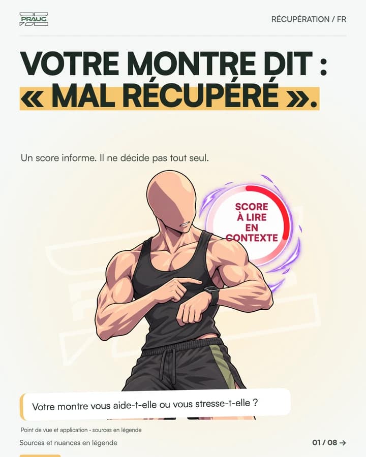Couverture du carrousel : Votre montre dit « mal récupéré » : que regarder ?