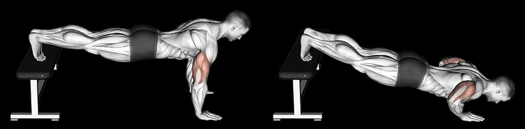 Pike push ups
