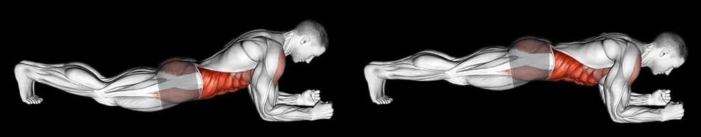 Gainage frontal