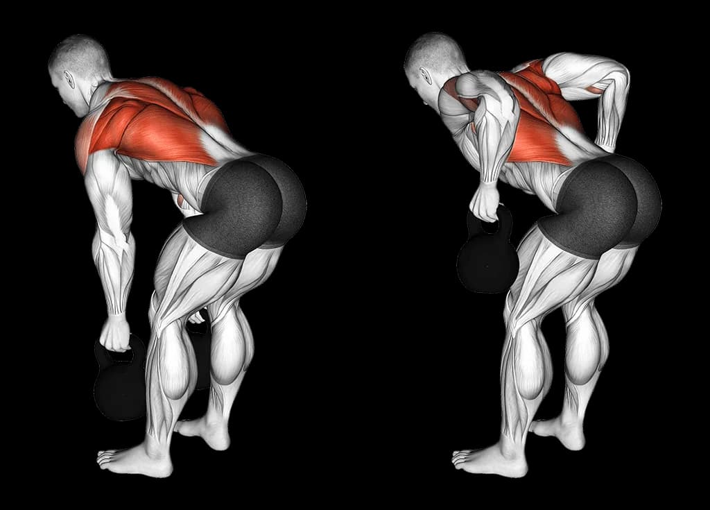 Kettlebell row