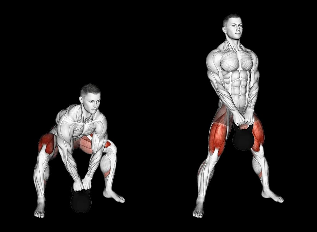 Kettlebell sumo squat